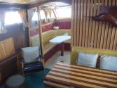 The 1950s interior wonderfully maintained aboard ANTARES
