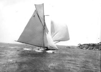 AOMA around 1900 coming past Neilson Park on Sydney Harbour in a good nor easter.