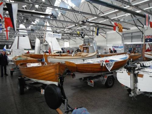 Fazackerley dinghies on display at the Australian Wooden Boat Festival in 2013,  coordinated by…