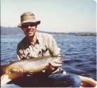Success aboard THE MAYFLY, Lagoon of Islands in 1977 and the  brown trout was about  9lb or 4.5…