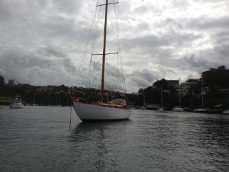 MALOHI moored off its sailing club