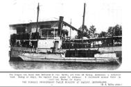 IMOGEN at MacKay in Queensland waiting for repairs, late in 1912.