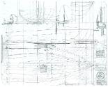 Lines Plan by David Payne for SOS MARINE and DIMENSION SAILCLOTH, designed in 1984,showing  a t…