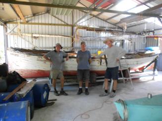 CANOPUS in the shed ready for restoration