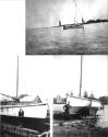 Three images from Port Fairy days. Top - Alfred and Rueben kelly in 1940, bottom - Mrs Florence…