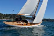 QUESTING on its trial sail after being restored by Sydney Wooden Boats in 2015/16