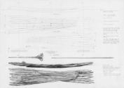 A drawing of the raft