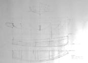 The 'as lifted' drawing used to collect the dimensions, shape and details ready for a final pla…