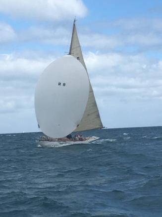 FRANCES heading home on Port Phillip after the GWBF 2018.