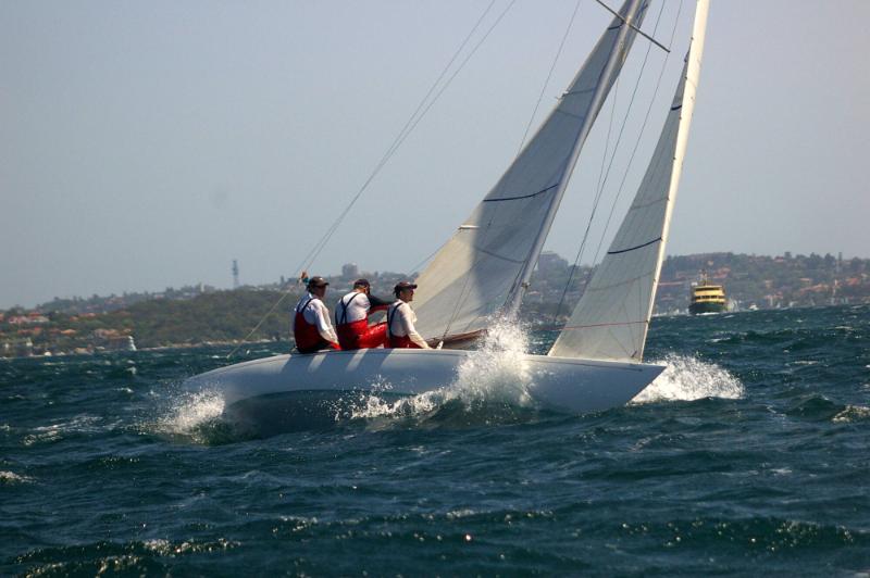 PAM racing on Sydney Harbour recently.