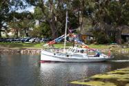 Crest relaunched at the Jervis Bay Maritime Museum on 10th March 2020