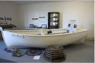 Mavis Pearl at the Spring Bay Maritime Museum, Triabunna, Tasmania 