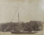 Reeks design from 1887 ERA a 40 tonner  anchored in Berrys Bay attending  the launch of another…