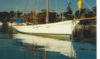 JENNY WREN on its mooring in 2004