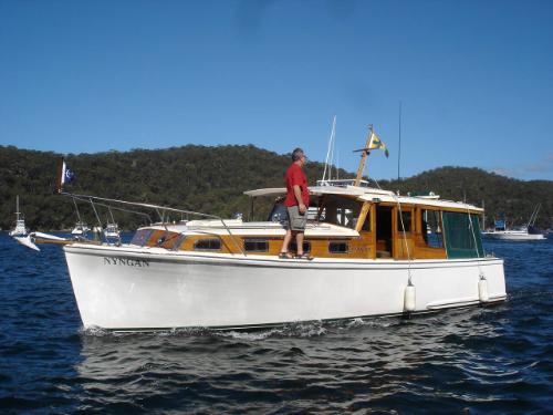 NYNGAN setting off the day on Broken Bay NSW in 2006.