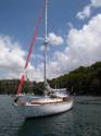 RONITA is now rigged with a modern jib furler and can be easily sailed short-handed.
