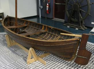 The tender for MV BOOMERANG on display at Wharf 7 as part of the Sydney Heritage Fleet collecti…