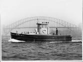 VIXEN, one of the four other sister ships to VALIANT STAR, crossing the harbour with the Sydney…