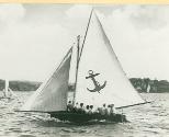 YENDYS racing on Sydney Harbour in the 1930s. 