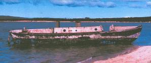 Before being removed to the Axel Stenross Maritime Museum CITY OF ADELAIDE was beached in Porte…