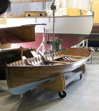 KATE on display at Wharf 7 with other small craft from the Sydney Heritage Fleet collection