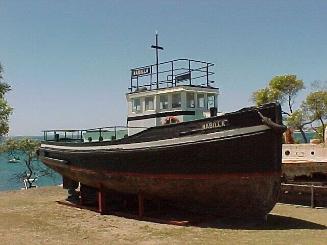 NABILLA on display at the Axel Stenross Maritime Museum in Port Lincoln, South Australia.