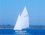 CHANCE sailing on the Gippsland Lakes, Victoria just off Metung in 2007.