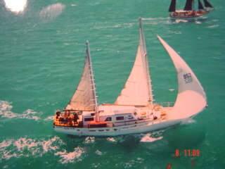 MARGHERITA under sail in 2007.