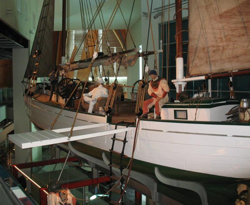 The Broome pearling lugger TRIXEN has been restored by the Western Australian Maritime Museum a…