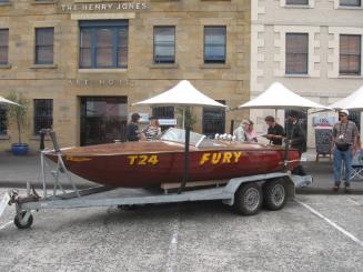 FURY was on display at the Australian Wooden Boat Festival at Hobart in 2007