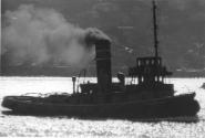 FORCEFUL steaming along the Brisbane River off Newstead Wharf, date unknown.
