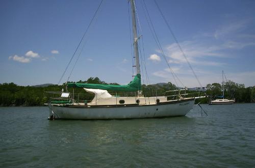 PHALAROPE in 2007, fitted out for cruising offshore as a capable small vessel.