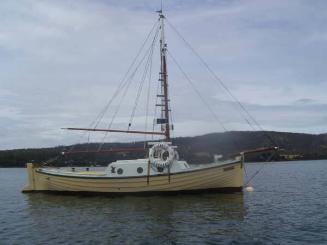 OSPREY, shown here in 2008,  has a well proportioned clinker hull that shares lines similar to …