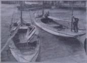 CURLEW in Victoria Dock, Hobart in 1919. 