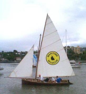 FURY sailing again on the Brisbane River, Queensland in 2007.