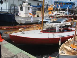 KARINA on display at the 2007 Australian Wooden Boat Festival in Hobart Tasmania