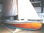 MISS SANDGATE rigged and on display at the Queensland Maritime Museum