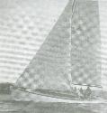 STRUEN MARIE sailing to windward early in the 1950s.