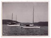 SHONA at anchor on Pittwater around 1928