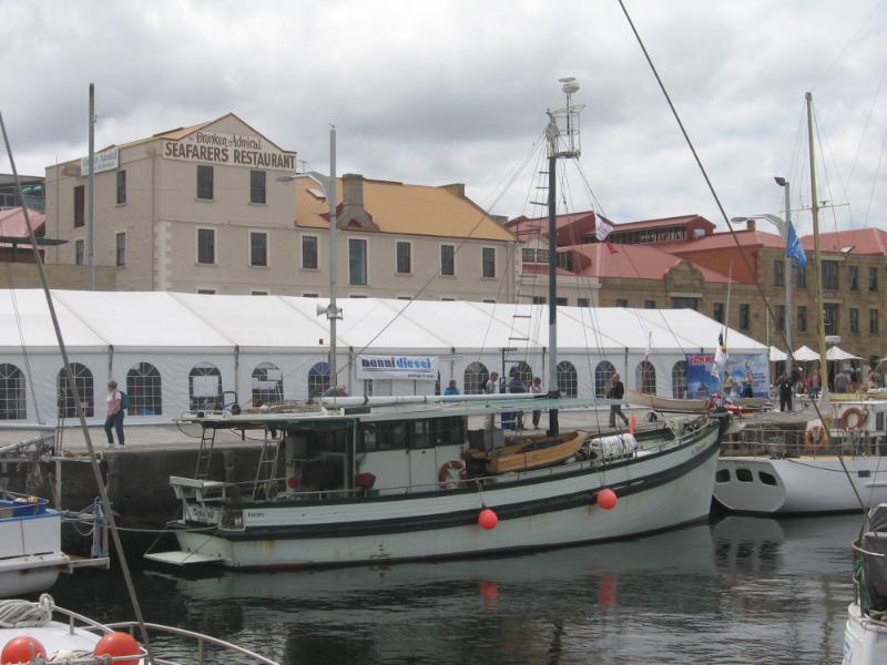 TINKERBELLE alongside the wharf at the AWBF 2007 in Hobart.