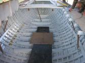A good view of the framing and floor structure inside BRITANNIA taken during the restoration an…