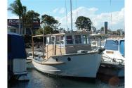 MACPHERSON ROBERTSON as PORPOISE in 2007 showing the higher cabin house that was added in the 1…