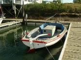 This image of YVONNE in 2008 shows the typical stern proportions found on the Gippsland Lakes n…