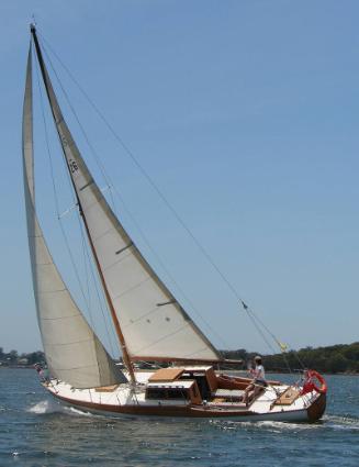 SERENADE sailing on Port Stephens NSW in 2008