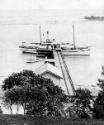 The trading ship SS STORMBIRD was built by Holmes early in the 1900s. It is shown here at Marlo…