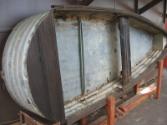 The water tank stern shape of the Dinghy