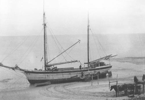 ANNIE WATT on the sand flats in the northern gulf region of South Australia.