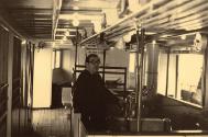 Interior of LADY DENMAN or a close sistership taken in the late 1970s.