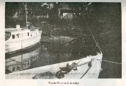 SEASPRAY as PANDORA moored  off  Woods Point, Devonport date unknown.