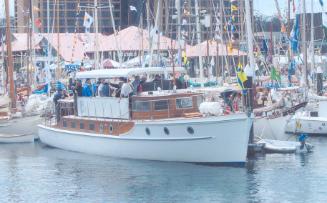 EGERIA on display at the Australian Wooden Boat Festival in Hobart in  2009